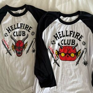 Stranger Things shirt & earring Bundle